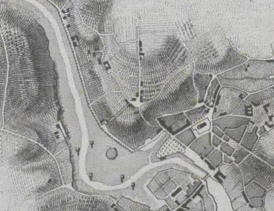 Détail de la carte du pilote Français de 1843 (carte dite Beautemps Beaupré) les vasières