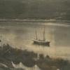 LANNYAUDETPORTSARDINERIE20 LES CANOTS MOUILLE SUR PIEUX GOELETTE3