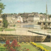 Pont roulant de l’anse de Viarmes au début des années 60, le port de Lannion est encore